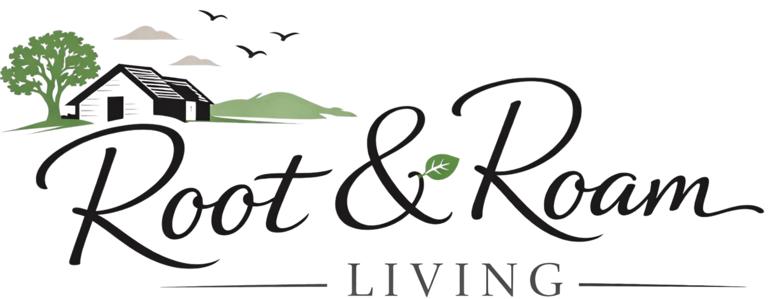 Root & Roam Living site icon representing a rooted lifestyle and inspired living