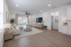 Lving room a staged
